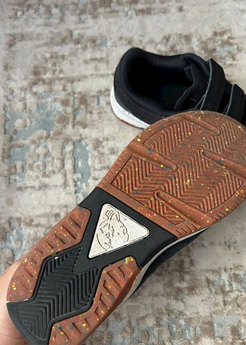 Erkek Çocuk Siyah Gri Cırt Cırtlı Sneakers - Görsel 3