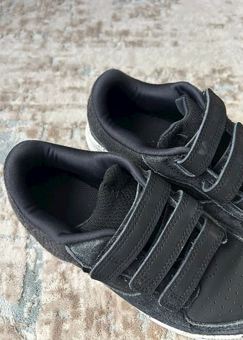 Erkek Çocuk Siyah Gri Cırt Cırtlı Sneakers - Görsel 2