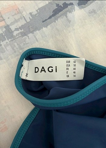 Lacivert Yüksek Yakalı  bayan mayo - Görsel 6