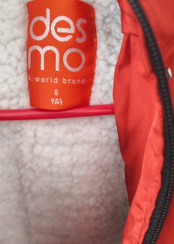 Kürk Detaylı kiremit rengi  Mont - Görsel 3