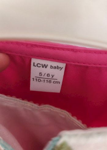 Kız Çocuk Pembe  Fırfırlı Elbise - Görsel 3