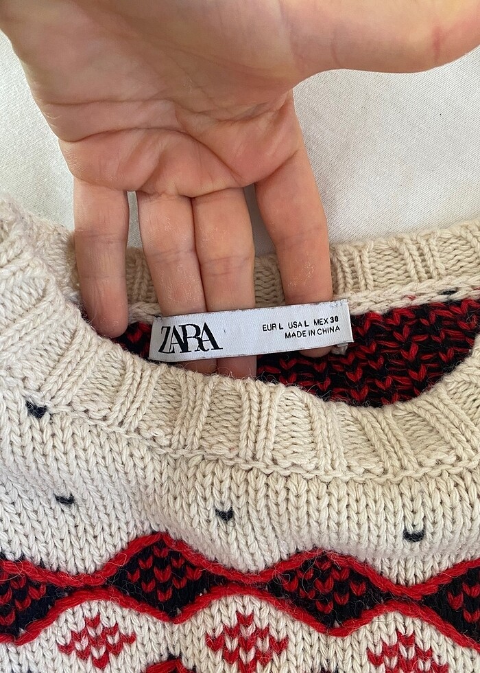 Zara yün kazak - Görsel 5