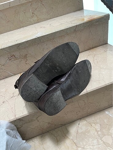 Kahverengi deri bot - Görsel 8