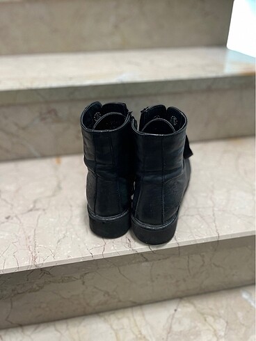 Siyah deri bot - Görsel 4