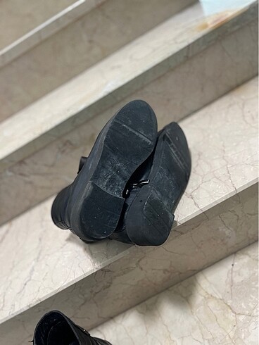 Siyah deri bot - Görsel 5