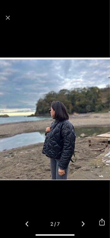 Mango anorak mont - Görsel 2