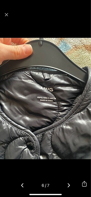 Mango anorak mont - Görsel 5