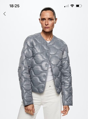 Mango anorak mont - Görsel 3