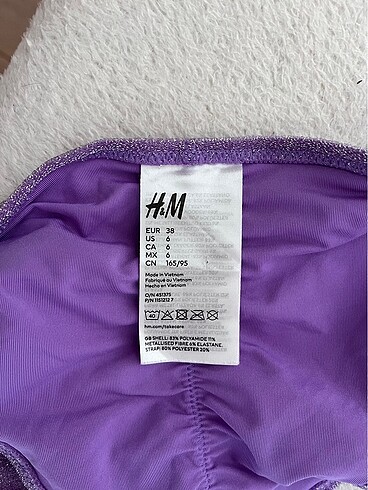 36 Beden H&M bikini takımı