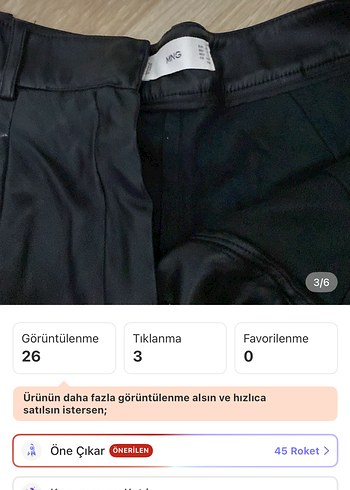 Siyah Deri Mini Şort, Salaş Kesim - Görsel 2