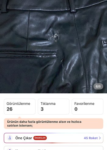 Siyah Deri Mini Şort, Salaş Kesim - Görsel 5