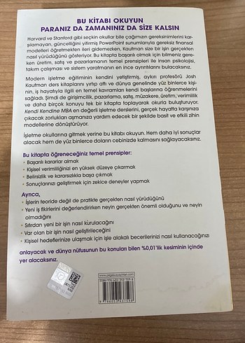 Kendi Kendine MBA - Josh Kaufman - Görsel 2