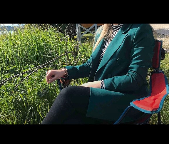 36 Beden Zümrüt ceket