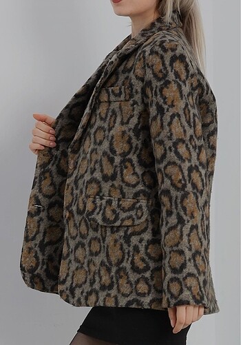 Trendyol & Milla Sakallı leopar ceket