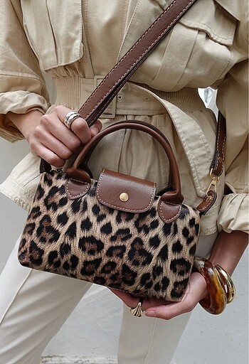 Leopar çanta