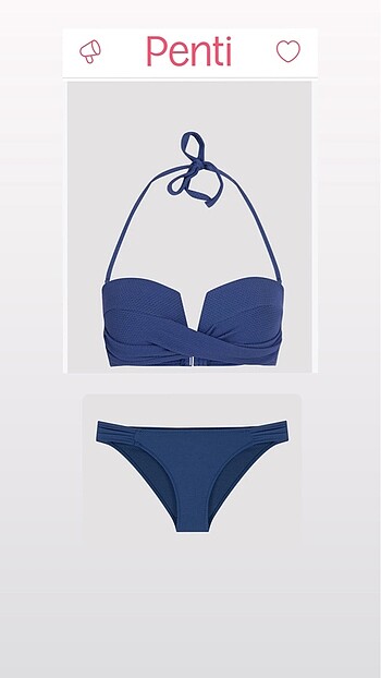 Penti lacivert bikini