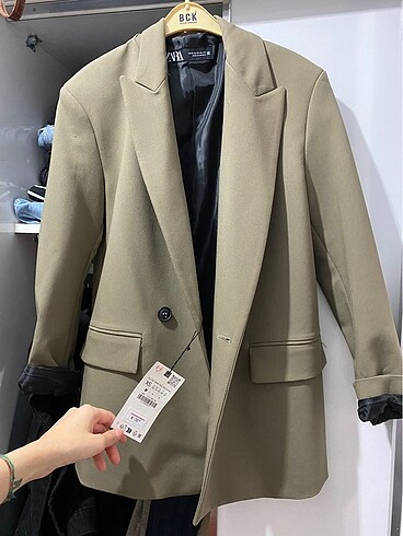 xs Beden Haki blazer