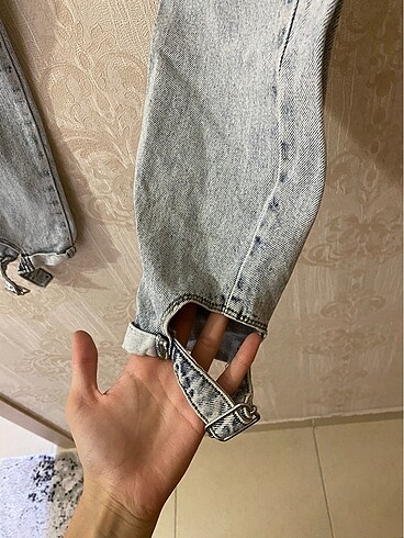 34 Beden mavi Renk Pantolon