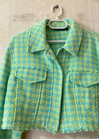 m Beden Zara crop blazer ceket