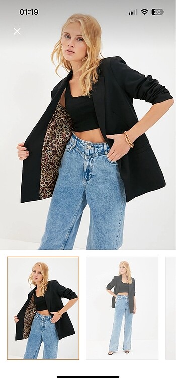 siyah blazer