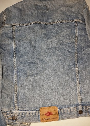 Düğmeli Mavi Kadın kot Ceket - Görsel 3