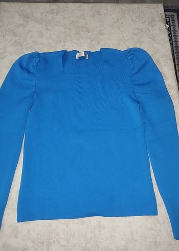 Mavi Kadın Triko Uzun Kollu Kazak - Görsel 3