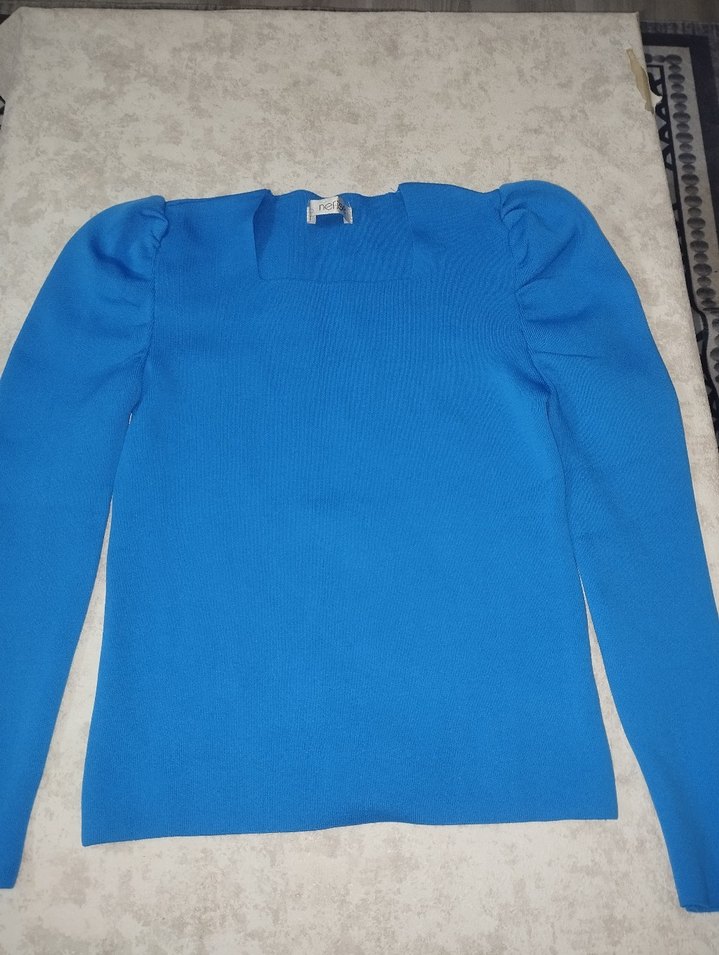 Mavi Kadın Triko Uzun Kollu Kazak - Görsel 3