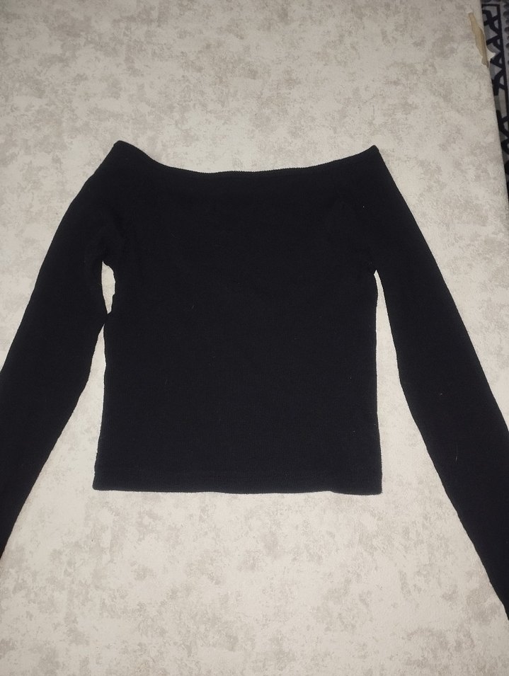 Siyah Kadın Uzun Kollu badiy - Görsel 2