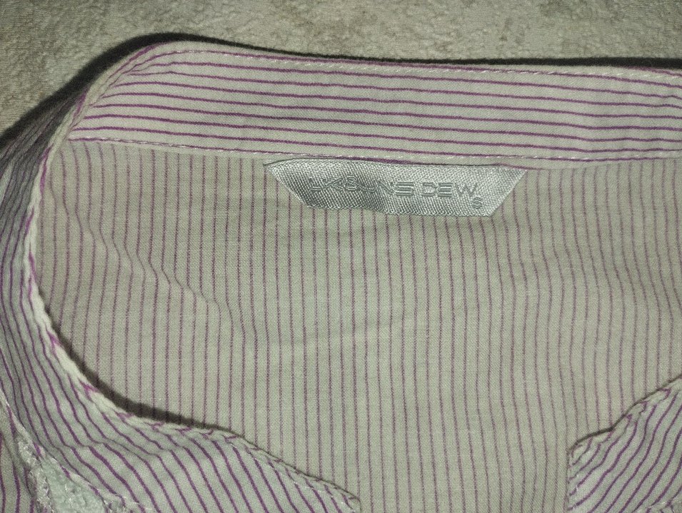 penbe çizgili spor dar kesim gömlek - Görsel 5