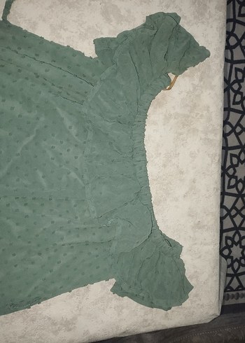 yazlık şifon kayık yaka spor şık elbise - Görsel 3