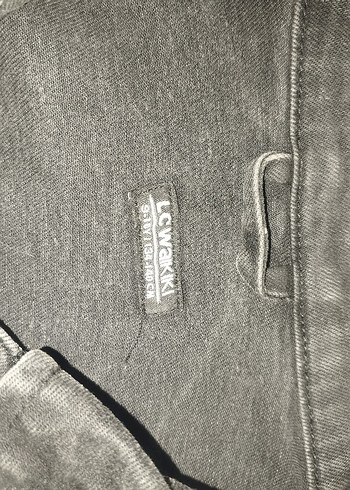 Siyah Düğmeli Kadın Kot Ceket - Görsel 3