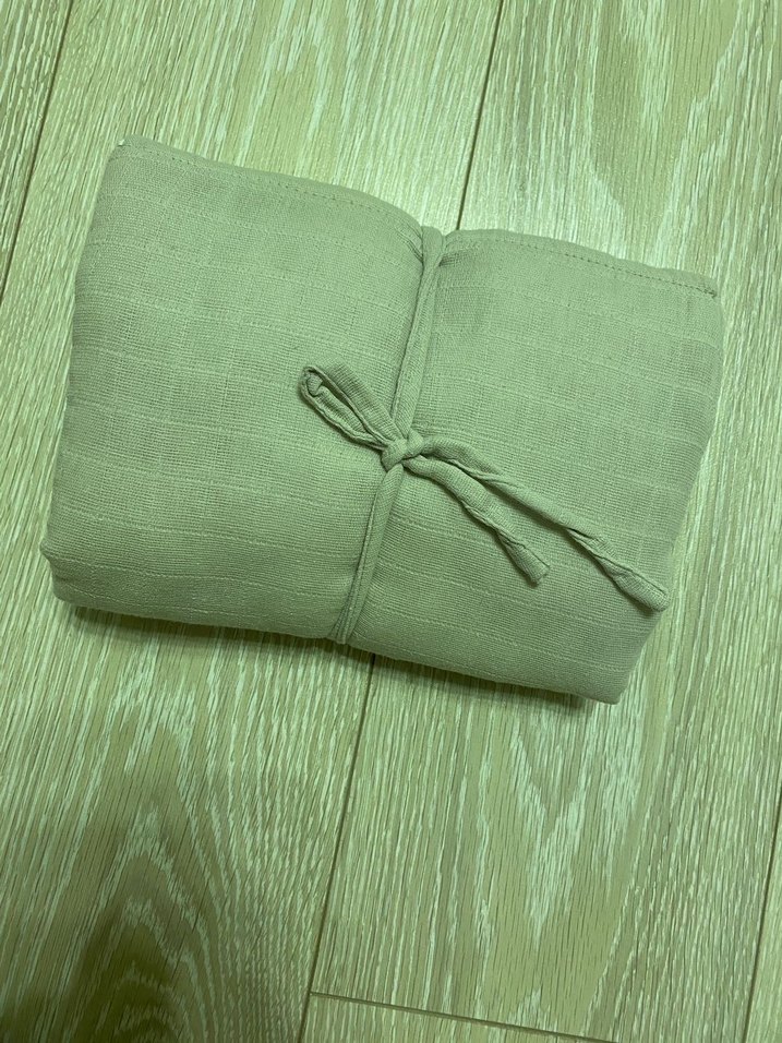 Deux lapin beymen Keten Çocuk Uyku Minderi alt açma örtüsü - Görsel 3