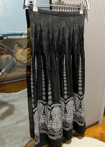 Bohem Desenli Uzun Etek tiril tiril - Görsel 7