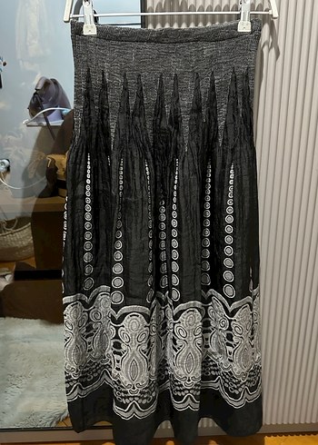 Bohem Desenli Uzun Etek tiril tiril - Görsel 5