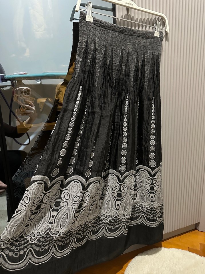 Bohem Desenli Uzun Etek tiril tiril - Görsel 3