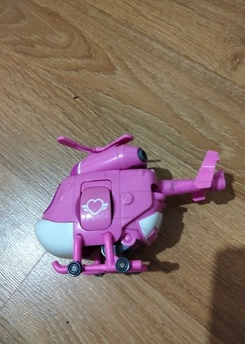  Beden Pembe Renkli Helikopter Figür Oyuncak harika kanatlar