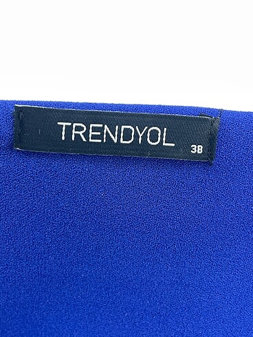 38 Beden mavi Renk Trendyol & Milla Kısa Elbise %70 İndirimli.