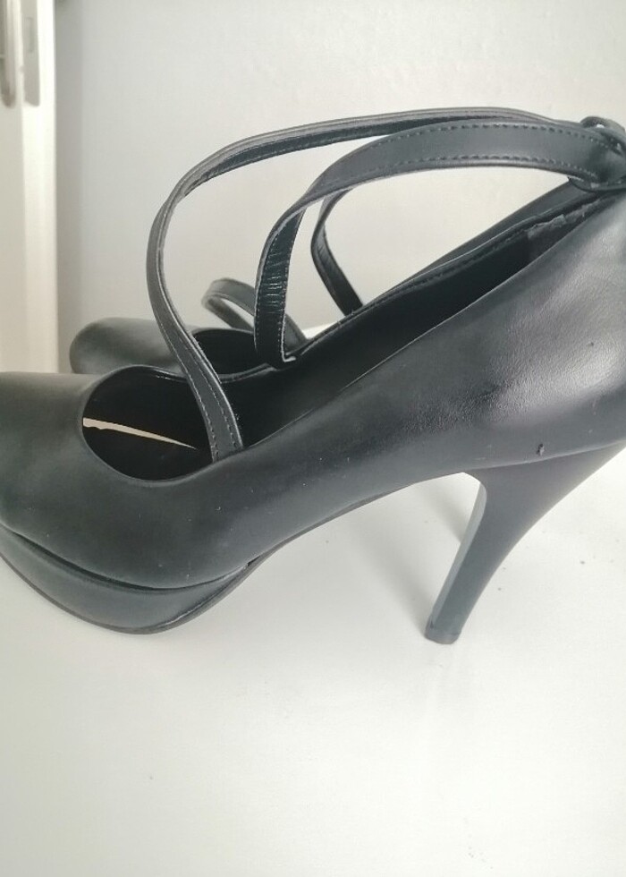 Topuk lu ayakkabı  - Görsel 3