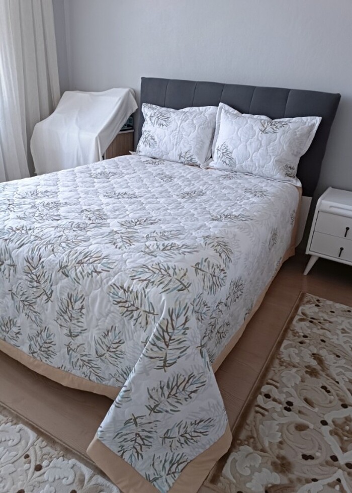 Yatak örtüsü  kapitone özel dikim - Görsel 2