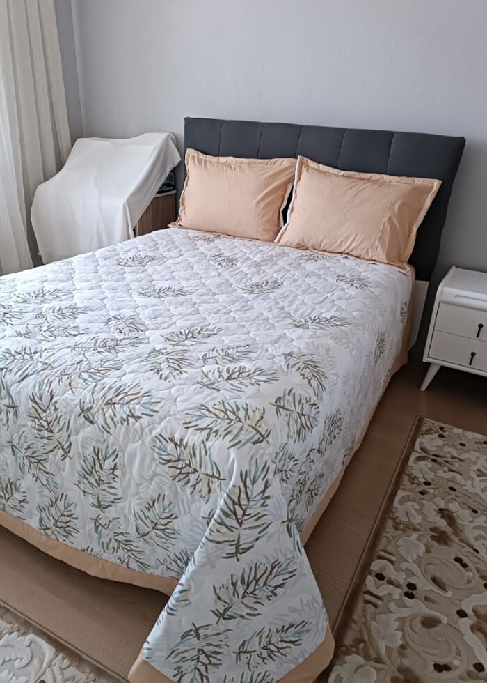 Yatak örtüsü  kapitone özel dikim - Görsel 4