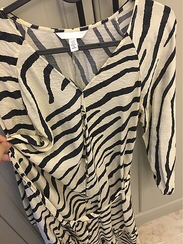 H&M Zebra Desen Elbise