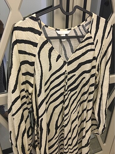 xs Beden H&M Zebra Desen Elbise