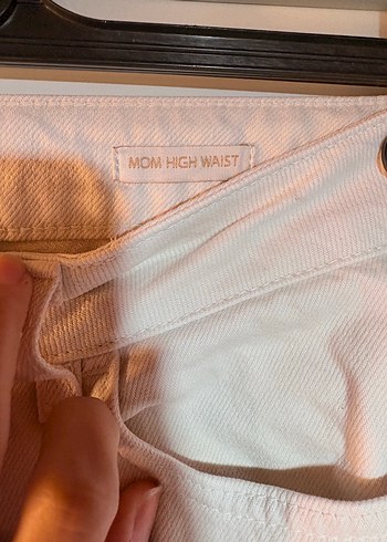 Pierre Cardin Beyaz Regular Fit Midi Kadın Kot Pantolon