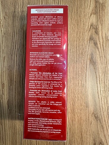 Beden Insitut Esthederm Glauscine selülit karş