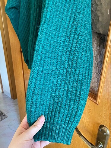 Benetton yeşil kazak - Görsel 2