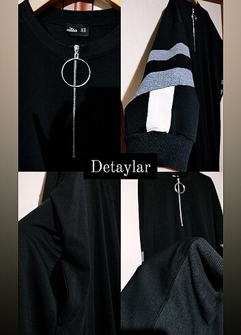 Diğer Sweatshirt uzun spor elbise