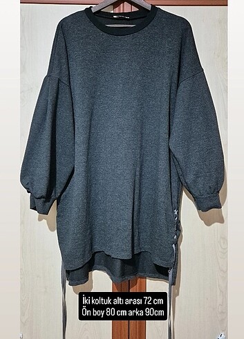 Balon kol sweat tunik