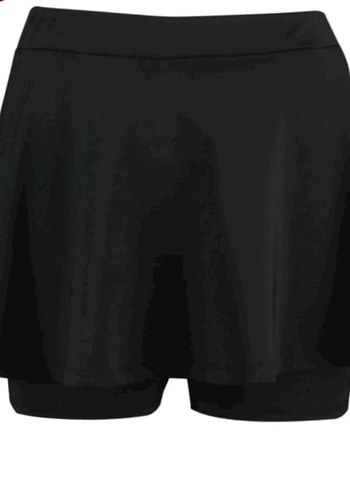 Siyah Mini Spor Şort Etek - Görsel 3