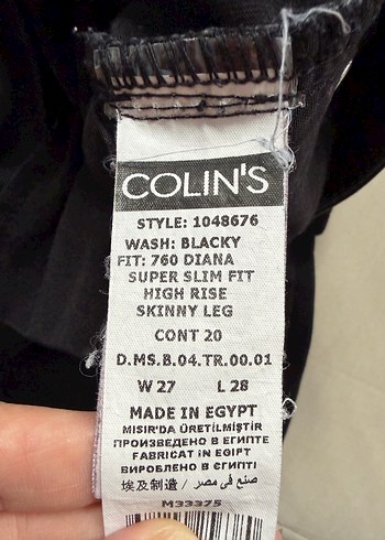Colins Koyu gri Kadın Slim fit Kot Pantolon - Görsel 5
