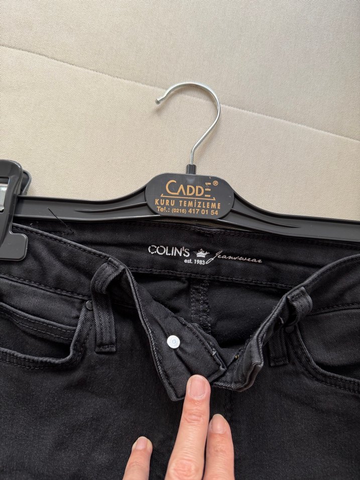 Colins Koyu gri Kadın Slim fit Kot Pantolon - Görsel 4